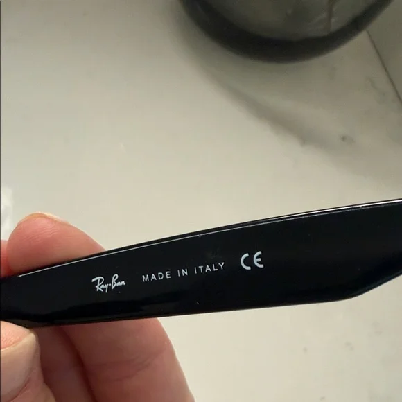 Ray-Ban RB2132 Wayfarer Classic Black Sunglasses - Picture 3 of 5